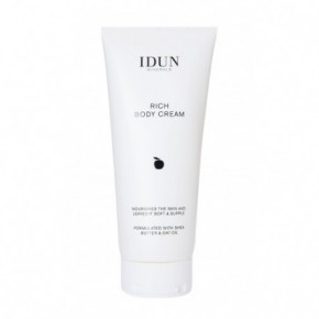 IDUN Rich Body Cream Maitinamasis kūno kremas su sviestmedžių ir avižų aliejais