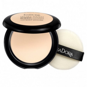 Isadora Velvet Touch Sheer Cover Compact Powder Kompaktinė pudra