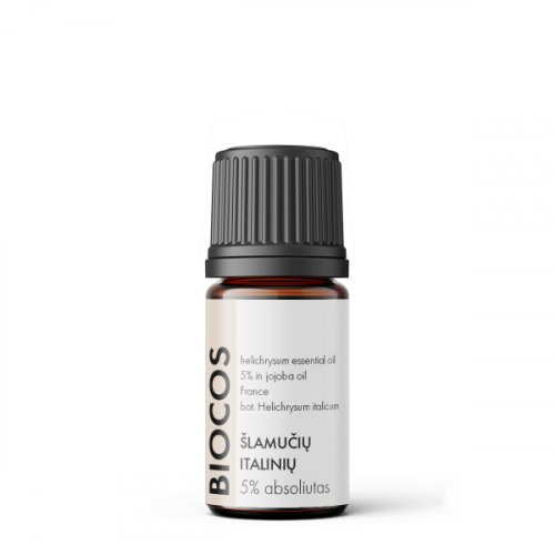 BIOCOS Helichrysum italicum Šlamučių eterinis aliejus 5 % 5ml