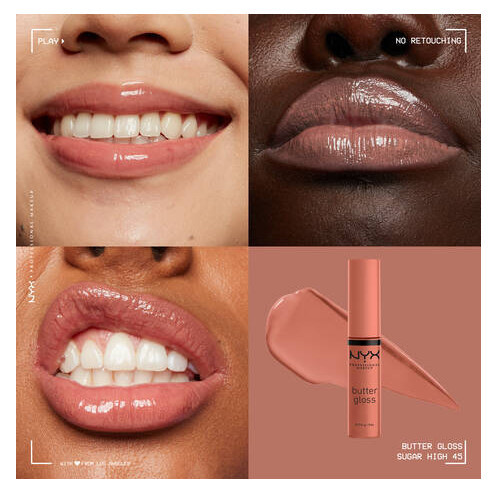 NYX Professional Makeup Butter Gloss Lūpų blizgis 8ml