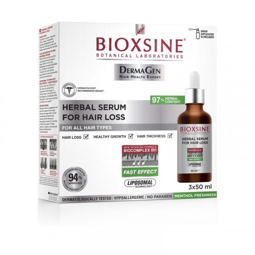Bioxsine Dermagen Herbal Serum Serumas nuo plaukų slinkimo 3x50ml