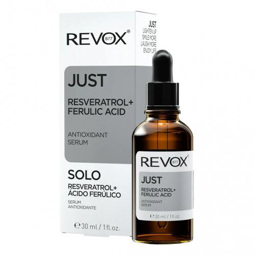 Revox B77 Just Resveratrol + Ferulic Acid Antioksidacinis serumas veidui ir kaklui 30ml