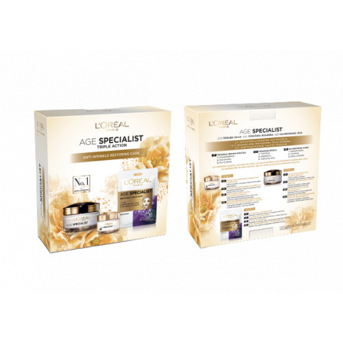 L'Oréal Paris Age Specialist Atstatomasis nuo raukšlių priežiūros rinkinys