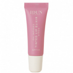 IDUN Oil-Infused Tinted Lip Elixir Atspalvį suteikiantis lūpų aliejus-eliksyras 8ml