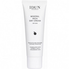 IDUN Enriched Day Cream Dry Skin Dieninis veido kremas su hialurono rūgštimi ir vitaminais C ir E 50ml