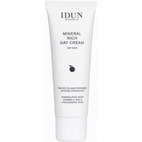IDUN Enriched Day Cream Dry Skin Päevane näokreem hüaluroonhappe ning C- ja E-vitamiinidega kuivale nahale 50ml