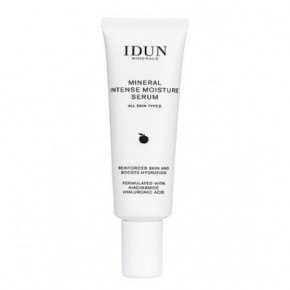 IDUN Mineral Intense Moisture Serum Intensyviai drėkinantis veido serumas su niacinamidu ir hialurono rūgštimi 30ml