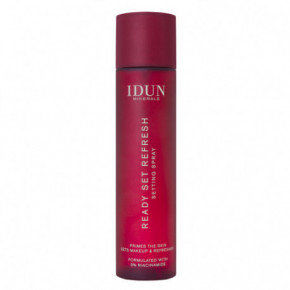 IDUN Ready Set Refresh Setting Spray Daudzfunkcionāla sejas migla ar niacinamīdu 100ml