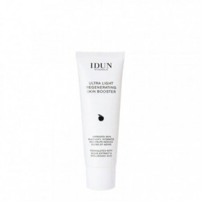 IDUN Ultra Light Regenerating Skin Booste Īpaši viegls atjaunojošs sejas serums ar aļģu ekstraktiem un hialuronskābi 50ml