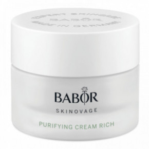 Babor Skinovage Purifying Cream Rich Antibakteriaalne näokreem rasusele nahale 50ml