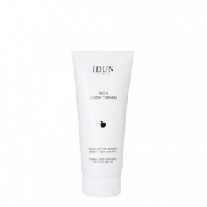 IDUN Rich Body Cream Maitinamasis kūno kremas su sviestmedžių ir avižų aliejais 200ml