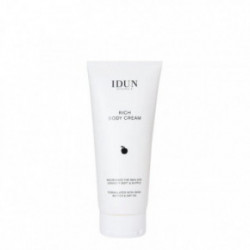 IDUN Rich Body Cream Maitinamasis kūno kremas su sviestmedžių ir avižų aliejais 200ml