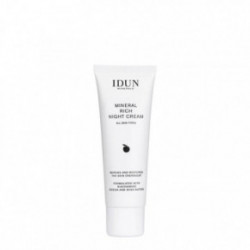 IDUN Rich Night Cream Naktinis veido kremas su niacinamidu visiems odos tipams 50ml