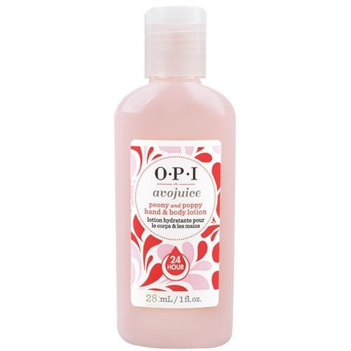 OPI Avojuice Peony and Poppy Lengvas drėkinantis losjonas rankoms ir kūnui 28ml 