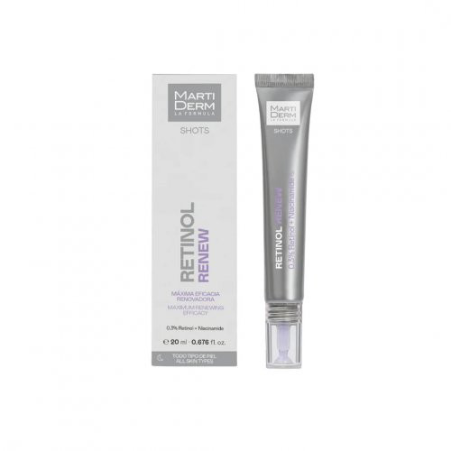 MartiDerm Shots Retinol Renew Maximum Renewing Efficacy Veido odos koncentratas su retinoliu 20ml