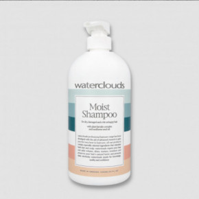 Waterclouds Moist Shampoo Ddrėkinamasis plaukų šampūnas 1000ml