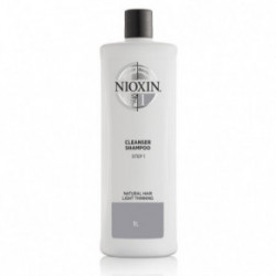 Nioxin SYS1 Cleanser Shampoo Plaukų ir galvos šampūnas nestipriai retėjantiems plaukams 300ml