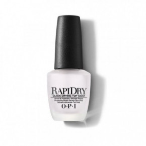 OPI RapiDry Top Coat Ātri žūstošs, virsējais nagu lakas pārklājums 15 ml