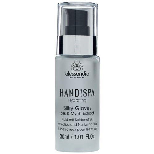 Alessandro Silky Gloves Flawles Hand Serum Apsauginės šilko pirštinės 15ml