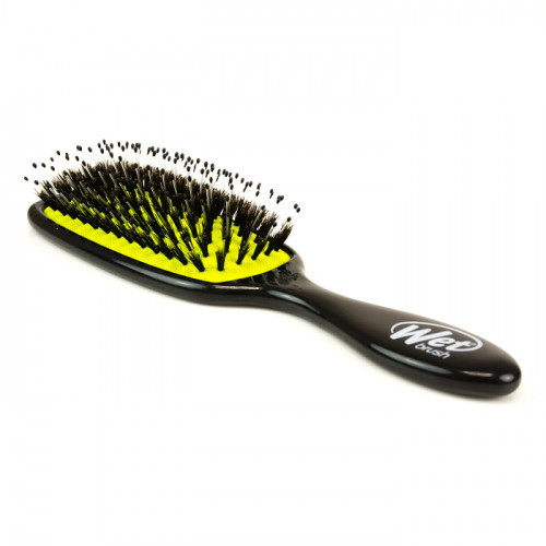 WetBrush Shine Enhancer Brush Plaukų šepetys su šerno šereliais Black