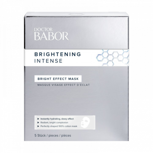 Babor Bright Effect Mask Lakštinės kaukės nuo pigmentinių dėmių 5 vnt.