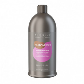 Alter Ego Italy Silver Maintain Conditioner Geltonumą neutralizuojantis plaukų kondicionierius 950ml