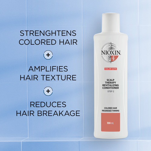 Nioxin SYS4 Scalp Therapy Revitalizing Conditioner Kondicionierius dažytiems, stipriai retėjantiems plaukams 300ml