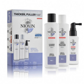 Nioxin SYS5 Care System Trial Kit for Chemically Treated Hair with Light Thinning Small