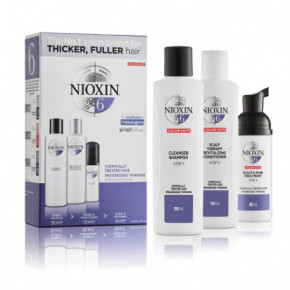 Nioxin SYS6 Care System Trial Kit for Chemically Treated Hair with Progressed Thinning Small