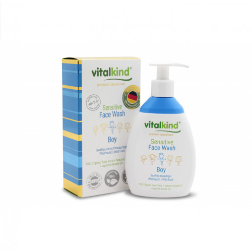 Vitalkind Sensitive Face Wash Veido prausiklis vaikams 200ml