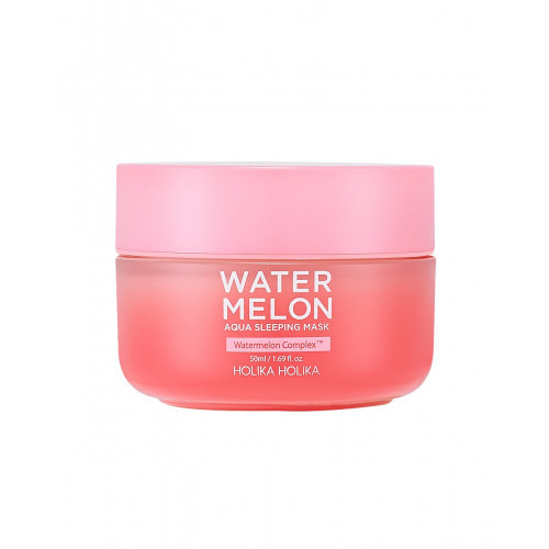 Holika Holika Watermelon Aqua Sleeping Mask Naktinė kaukė veido odai su arbūzų ekstraktu 50ml