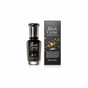 Holika Holika Black Caviar Anti-Wrinkle Royal Essence Pretgrumbu serums ar melno ikru ekstraktu 45ml