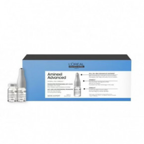 L'Oréal Professionnel Aminexil Advanced Anti-Hair Loss Activator Programme Dvigubo poveikio programa nuo plaukų slinkimo 42x6ml