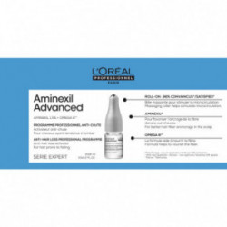 L'Oréal Professionnel Aminexil Advanced Anti-Hair Loss Activator Programme Dvigubo poveikio programa nuo plaukų slinkimo 10x6ml