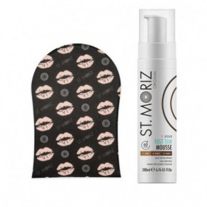 St. Moriz Professional 1 Hour Tan Mousse Express + Self Tanning Mitt Isepruunistav vaht + Kingitus