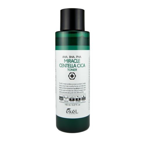 Ekel AHA, BHA, PHA Miracle Centella Cica Hipoalerginis Toneris 150ml