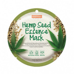 Purederm Hemp Seed Essence Mask Veido kaukė su kanapių sėklų esencija 18g