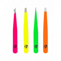 W7 Cosmetics Glow Getter Neon Tweezer Kit Pincetų rinkinys Rinkinys