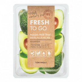 TONYMOLY Fresh To Go Avocado Mask Sheet Lakštinė veido kaukė 1 vnt.