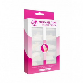 W7 Cosmetics 200 Acrylic Nail Tips Classic French