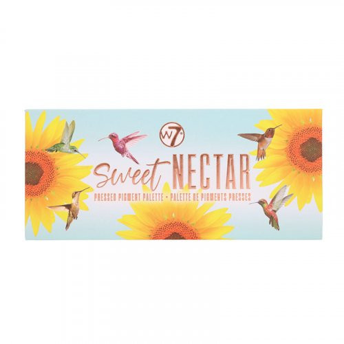 W7 Cosmetics Sweet Nectar Pressed Pigments Palette Akių šešėlių paletė 14g