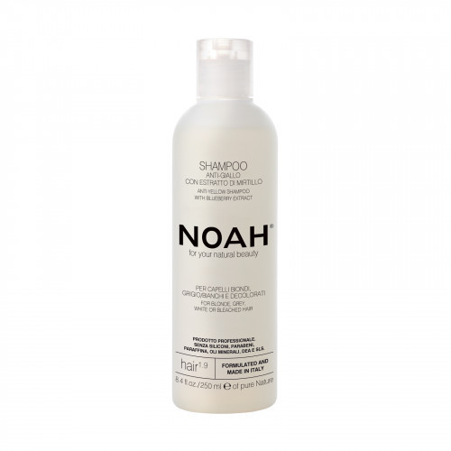 Noah 1.9 Anti-Yellow Shampoo Geltonus atspalvius neutralizuojantis šampūnas 250ml