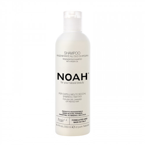 Noah Regenerating Shampoo With Argan Oil Šampūnas sausiems ir chemiškai pažeistiems plaukams 250ml