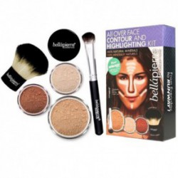 BellaPierre All Over Face Contour and Highlighting Kit Veido kontūravimo rinkinys Dark