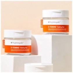 Nightingale Derma C-Toning Peeling Pad Padeliai skaistinantys ir tonizuojantys veido odą 60vnt.