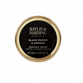 Baylis & Harding Black Pepper & Ginseng Shaving Cream Raseerimiskreem 100ml
