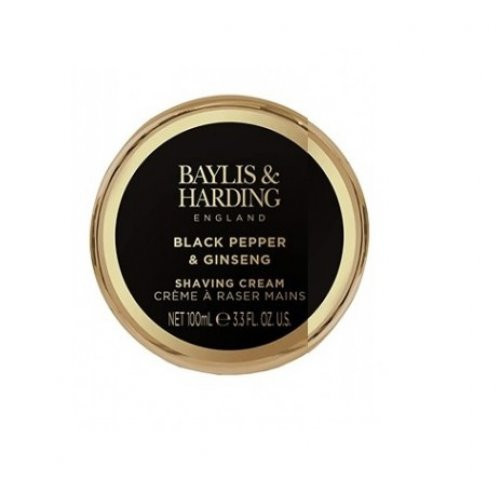 Baylis & Harding Black Pepper & Ginseng Shaving Cream Skutimosi kremas 100ml