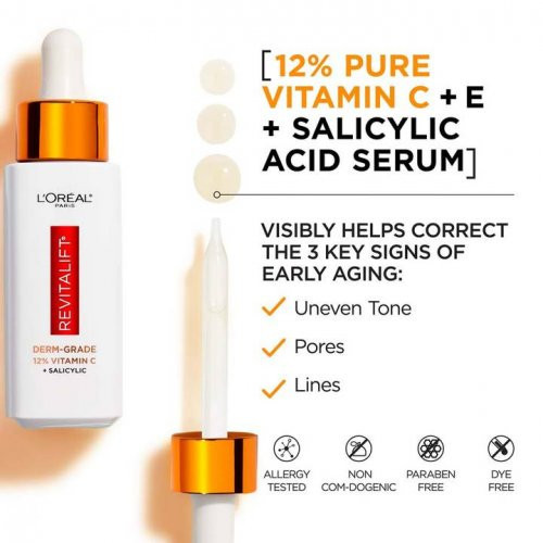 L'Oréal Paris Revitalift Clinical 12% Pure Vitamin C Serum Veido serumas su vitaminu C 30ml