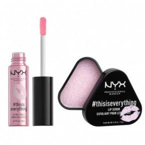 NYX Professional Makeup Lip Gloss and Scrub Set Huuleläige ja huulekoorija