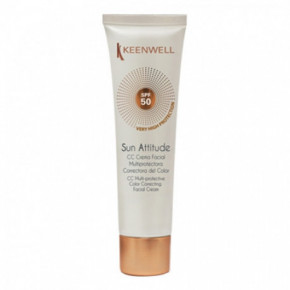 Keenwell Sun Atitude CC Multi-Protective Cream Apsauginis CC kremas nuo saulės su spalva veidui, SPF50 60ml
